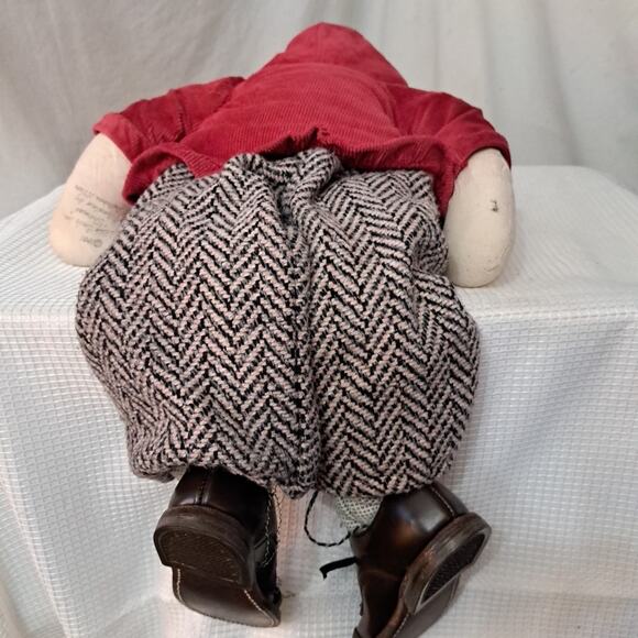 2000 Heritage Mint Sweet and Innocent Collection Cuddle Me Babies Boy Bibbs 21" - Picture 10 of 12